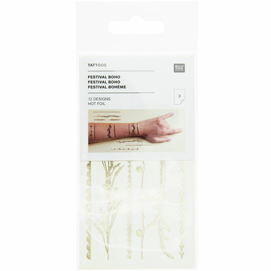 Tatuointisetti Rico Design - Festival boho