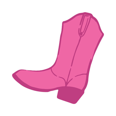 Pinssi Art File - Cowboy Boot