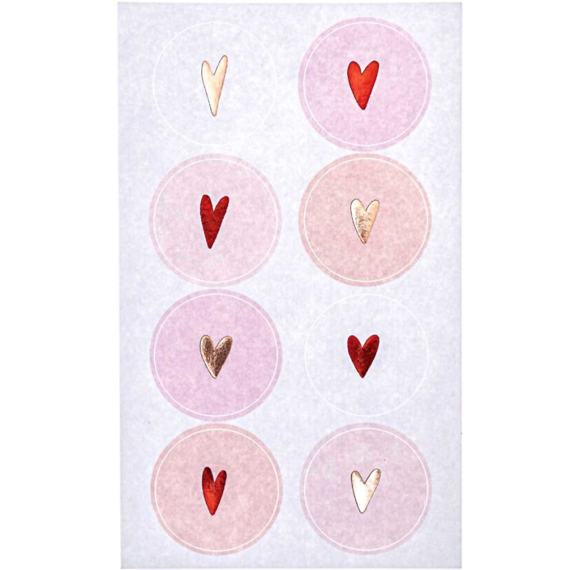Sticker set Paper Poetry - Heart, Love
