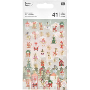 Sticker set Paper Poetry - Christmas motifs