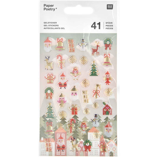 Sticker set Paper Poetry - Christmas motifs