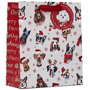 Gift bag Partisan - Merry Woofmas M