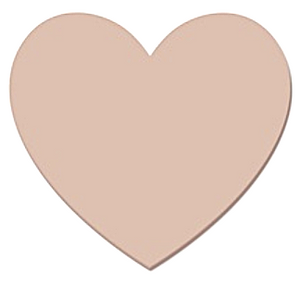 Pyyhekumi Interdruk Hearts - Beige
