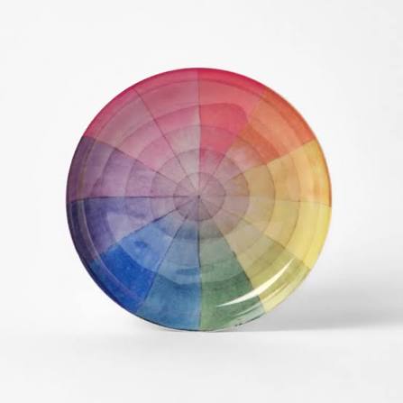 Tarjoilulautanen Roomytown - Vintage Colour Wheel
