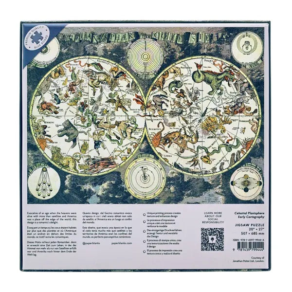 Palapeli 1000 palaa Paperblanks - Celestial Planisphere