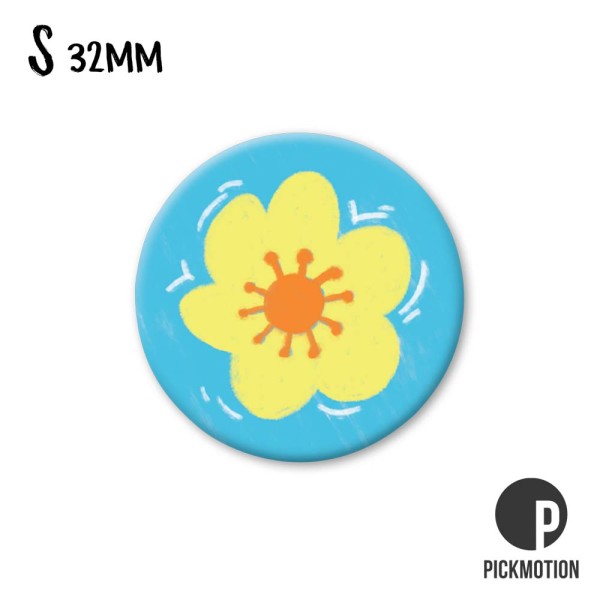 Magnet Pickmotion S - Yellow flower