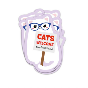 XL tarra Studio Inktvis – Cats welcome