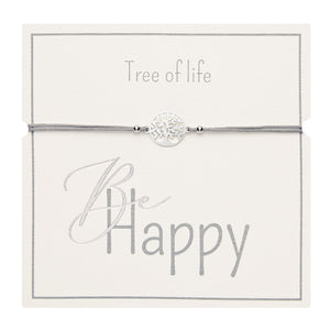 Rannekoru HCA Be Happy - Tree of life, silver