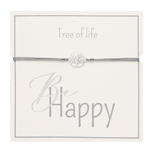 Rannekoru HCA Be Happy - Tree of life, silver