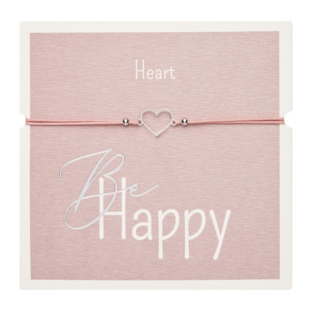 Rannekoru HCA Be Happy - Heart, silver