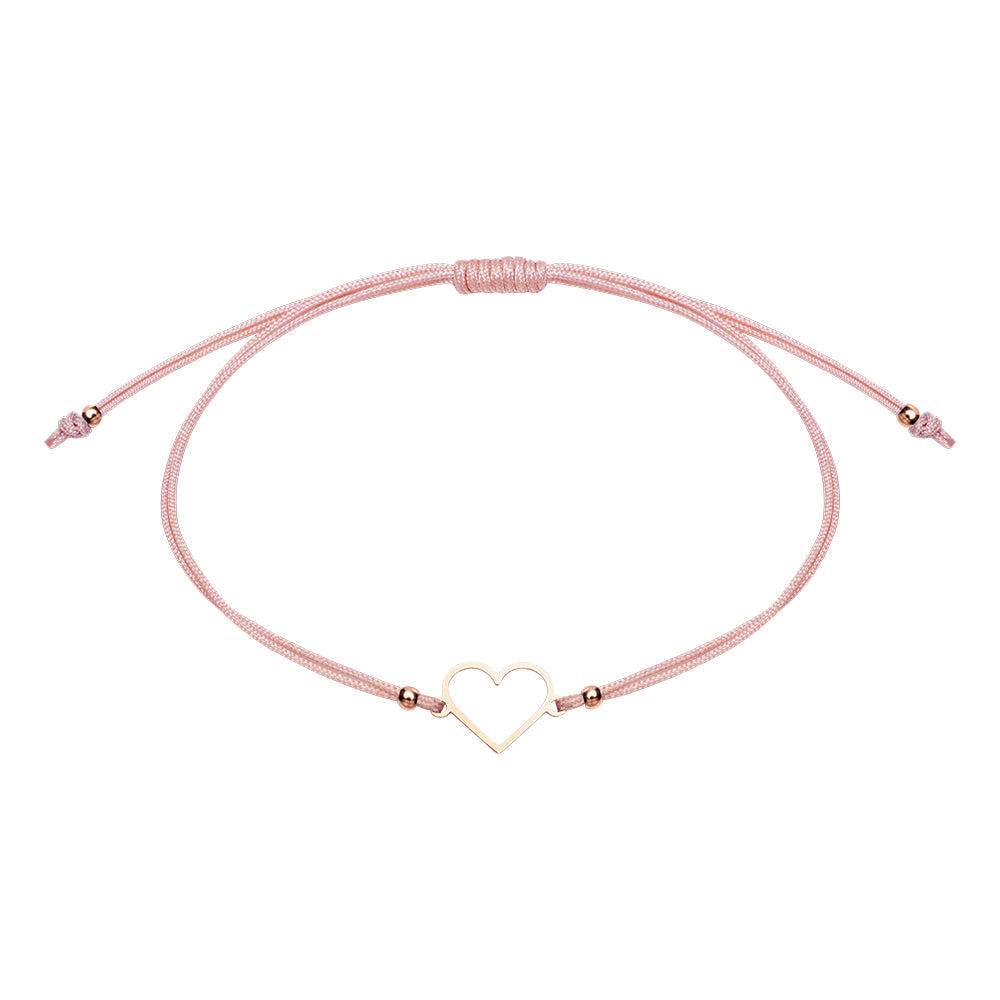 Rannekoru HCA Be Happy - Heart, rose gold