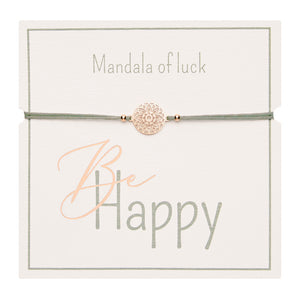 Rannekoru HCA Be Happy - Mandala of luck, rose gold