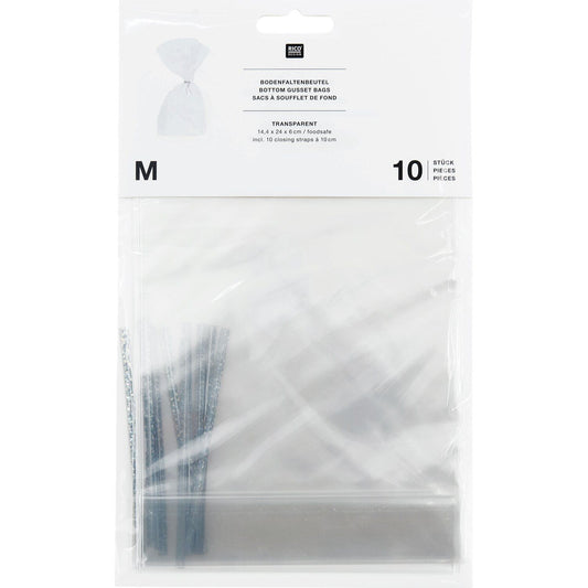 Lahjapussit Rico Design - Transparent M