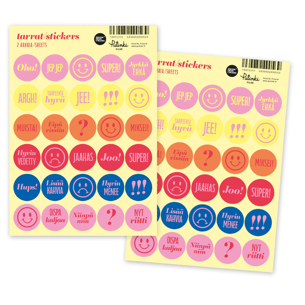 Sticker pack A5 Putinki Design - Pilke, sarcasm texts