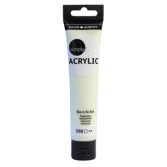 DR Simply Akryyliväri 75 ml - Glow in the Dark