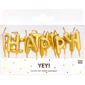 Kakkukynttilät Rico Design - Happy Birthday