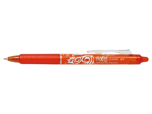 Pyyhittävä mustekynä Pilot - Frixion Ball Clicker 0,7 orange
