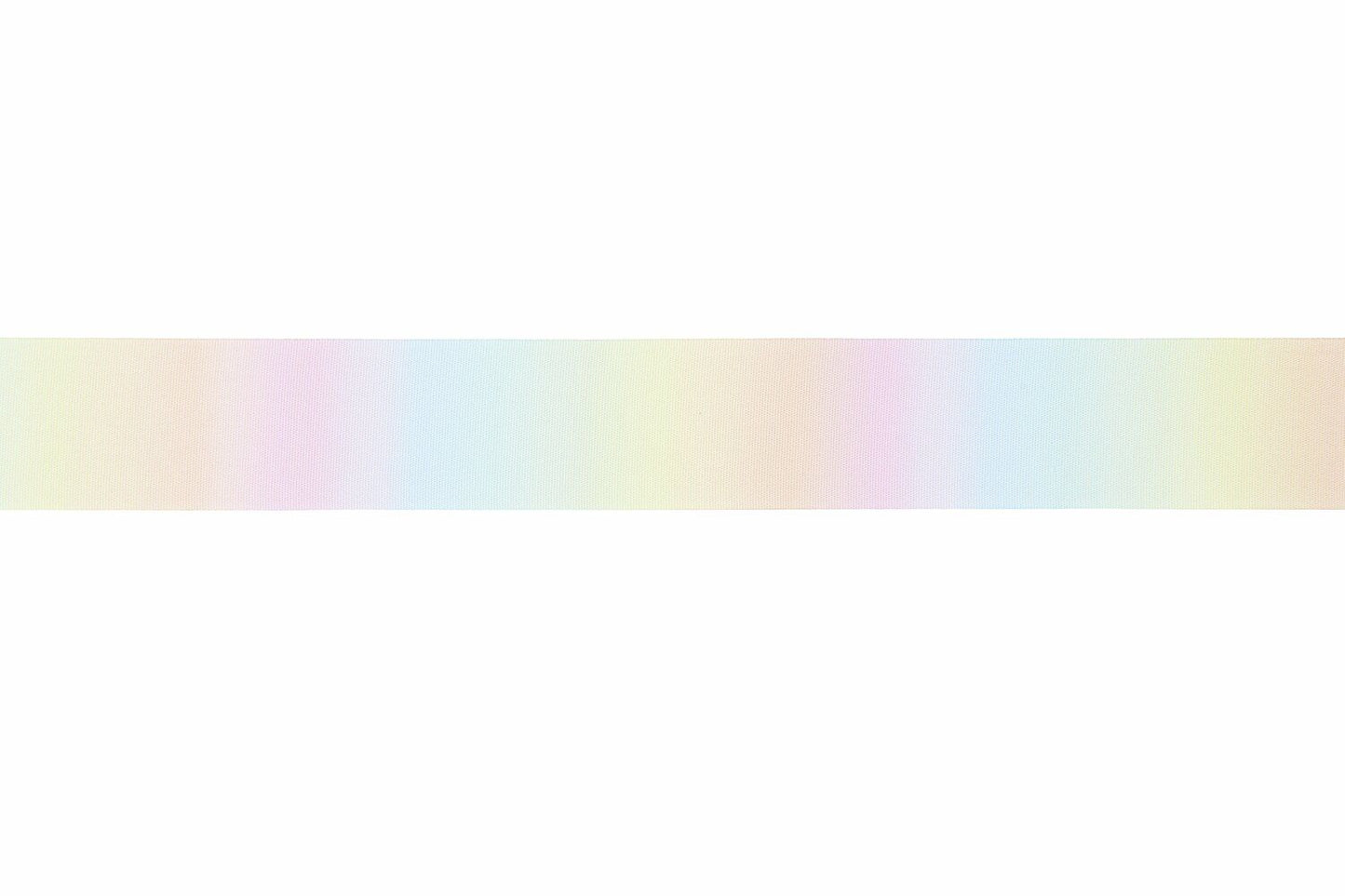 Gift ribbon 38mm Paper Poetry - Pastel rainbow
