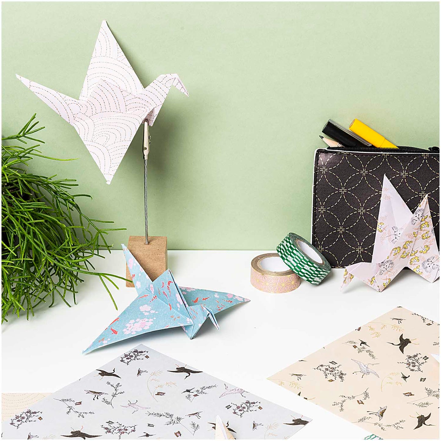 Origami paper, 50 pcs Rico Design - Jardin Japona