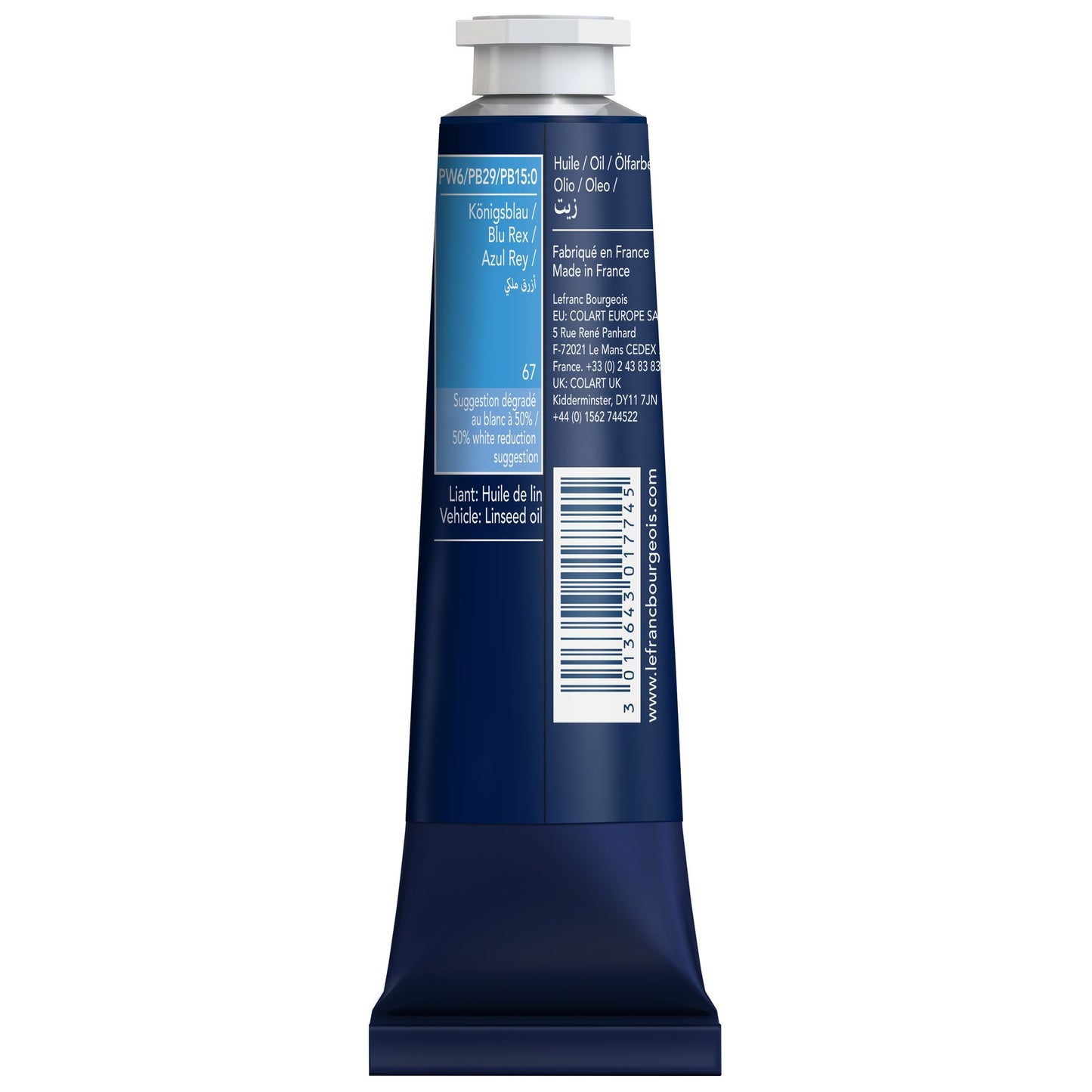 LB Fine Oil 40ml 067 Royal Blue, öljyväri
