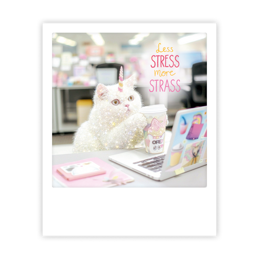 Postikortti Pickmotion - Less stress