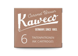 Kaweco mustepatruunat - Caramel Brown