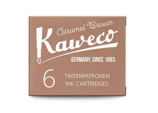 Kaweco mustepatruunat - Caramel Brown