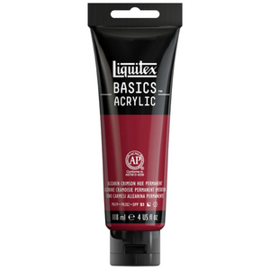 Liquitex Basics 118ml Acrylic Color - 116 Alizarin Crimson Hue