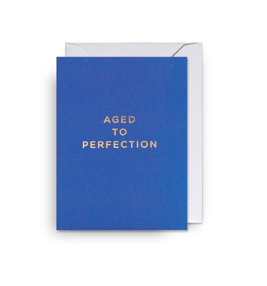 Small 2-part card Lagom - Aged to Perfection