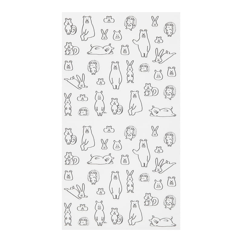 Sticker set Midori - Chat forest animals