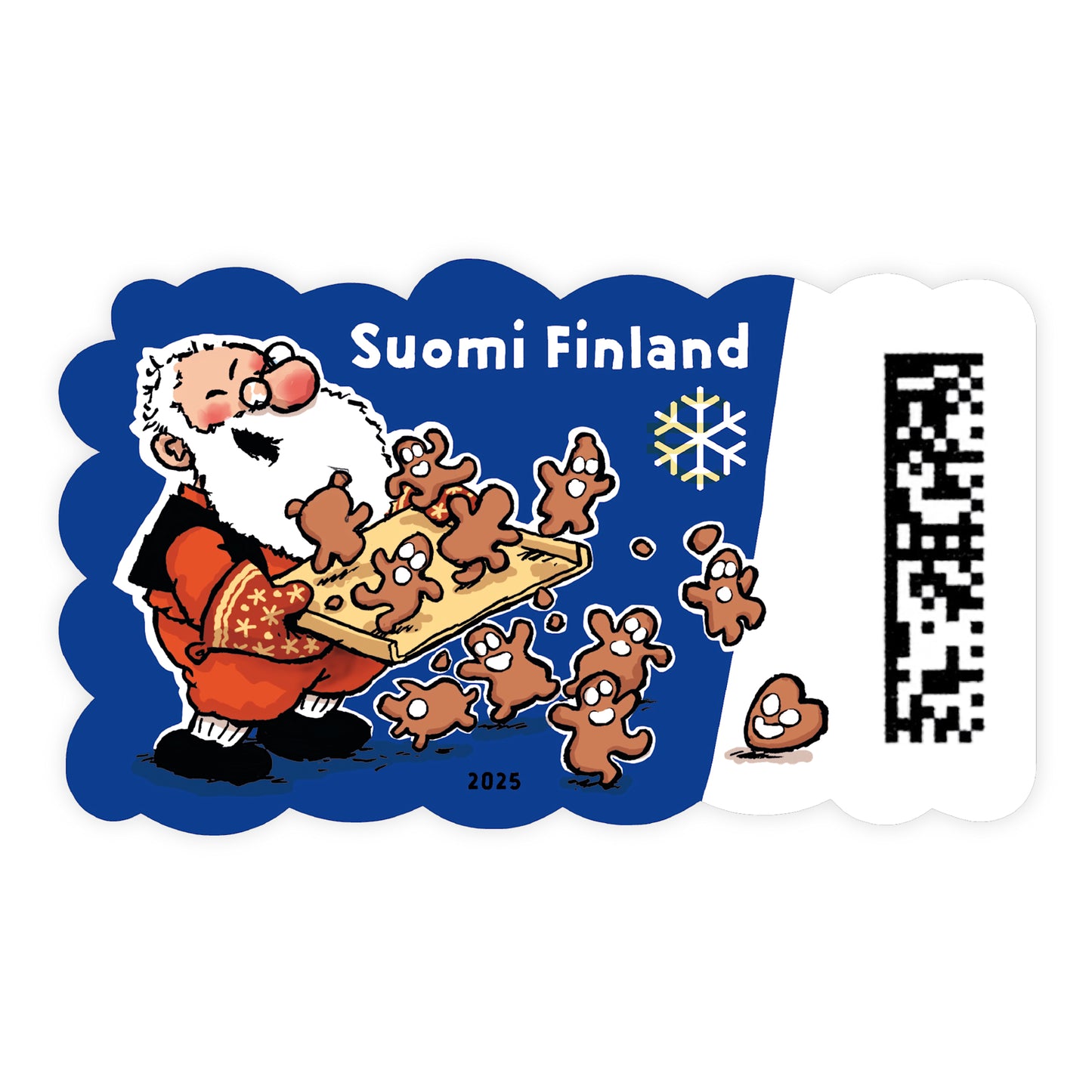 Joulutervehdyksen ikimerkki 10 kpl - Pipariparaati