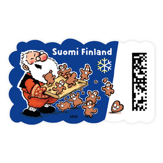 Joulutervehdyksen ikimerkki 10 kpl - Pipariparaati