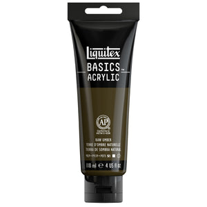 Liquitex Basics 118ml Acrylic Paint - 331 Raw Umber