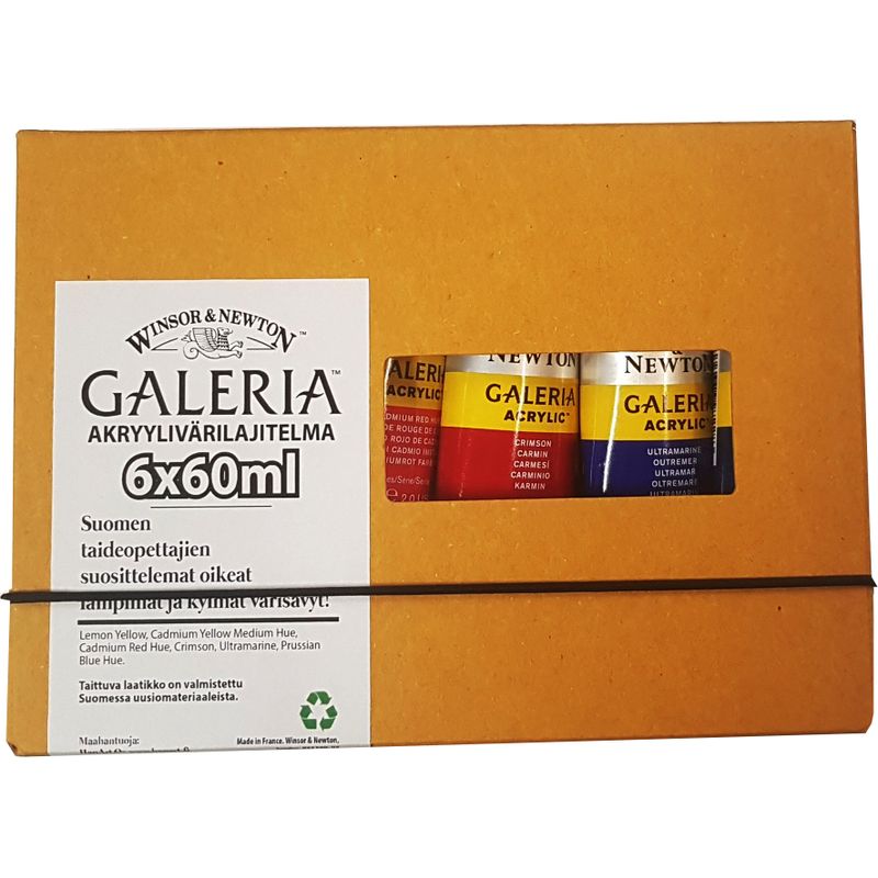 Acrylic colour set 6x60ml WN Galeria - Finnish shades