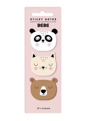 Sticky notes 3 pcs Bebe - Cute