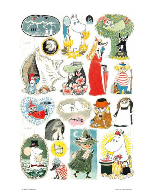 Poster Moomin 24x30 - Glossy sheet