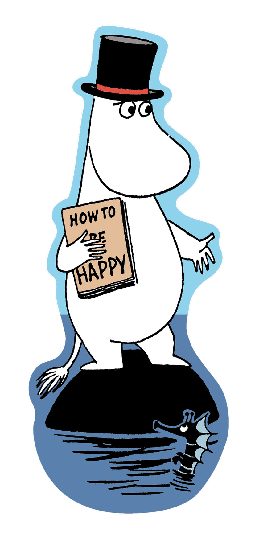 Bookmark Putinki Moomin - Moominpappa