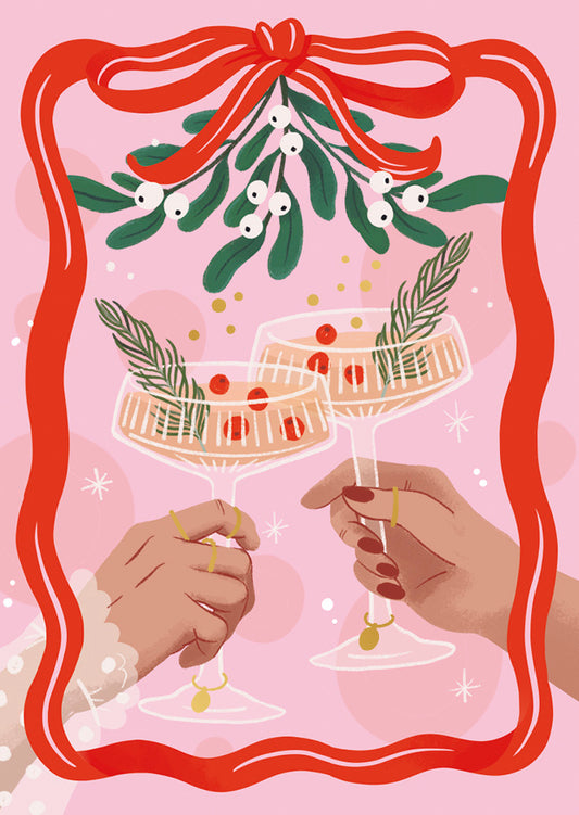 Christmas card Kaisu Sandberg - Christmas drinks