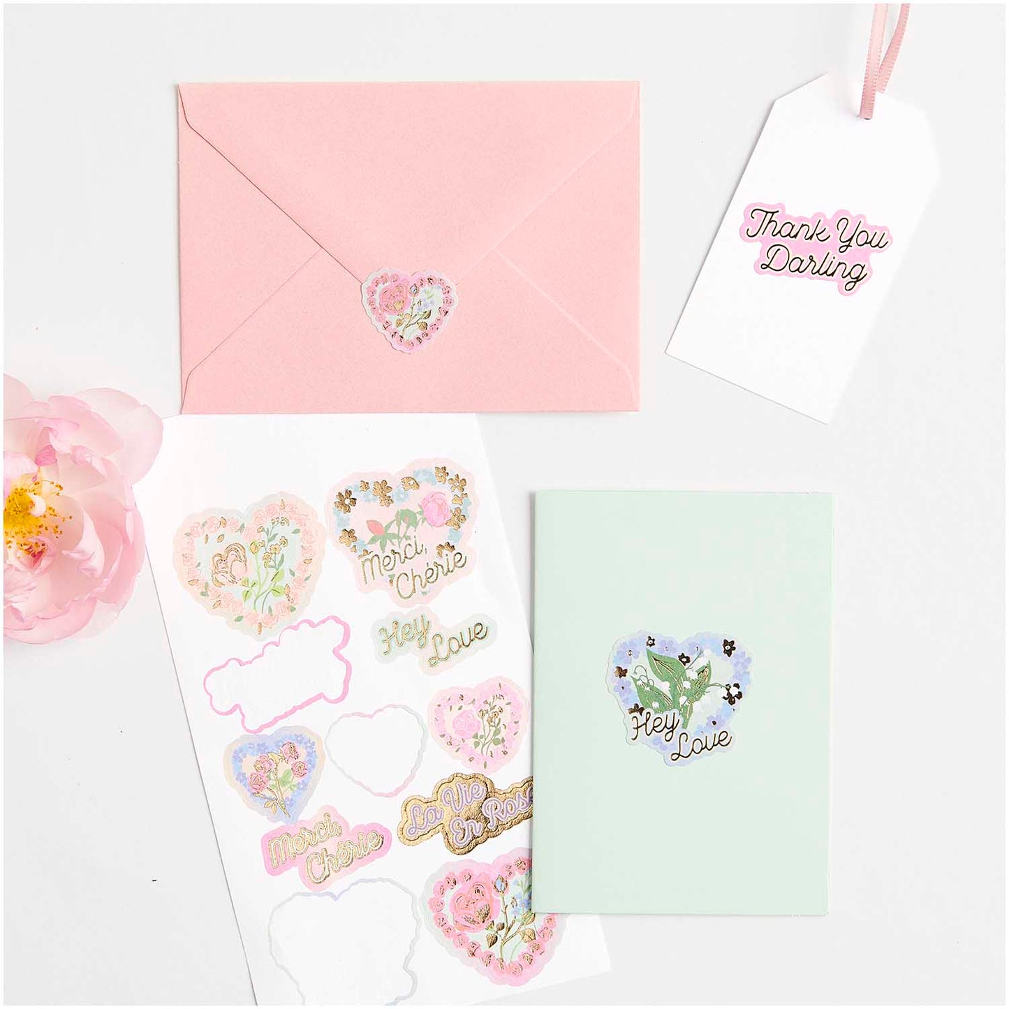 Tarrasetti Paper Poetry - La Vie en Rose