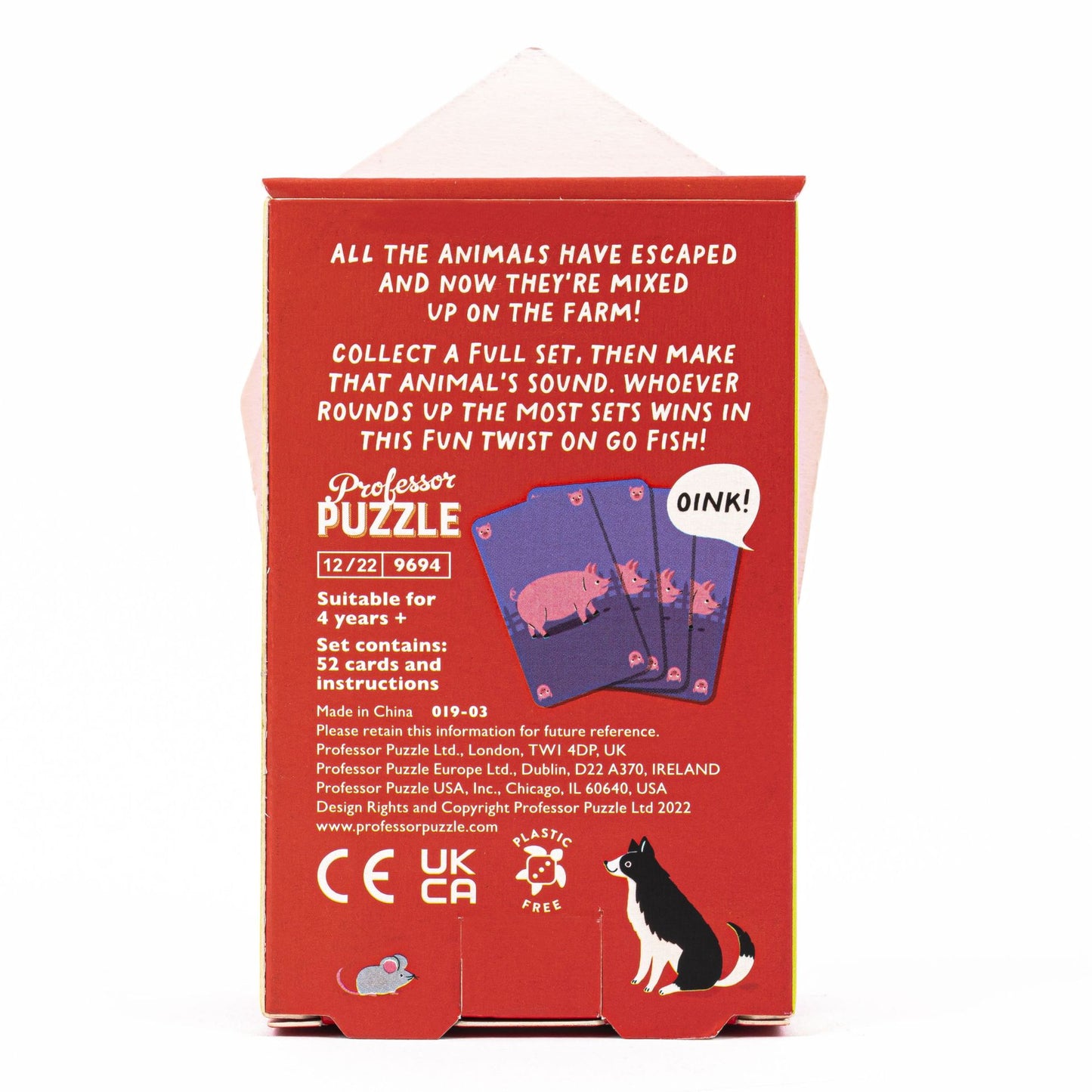 Korttipeli Professor Puzzle - Go Farm