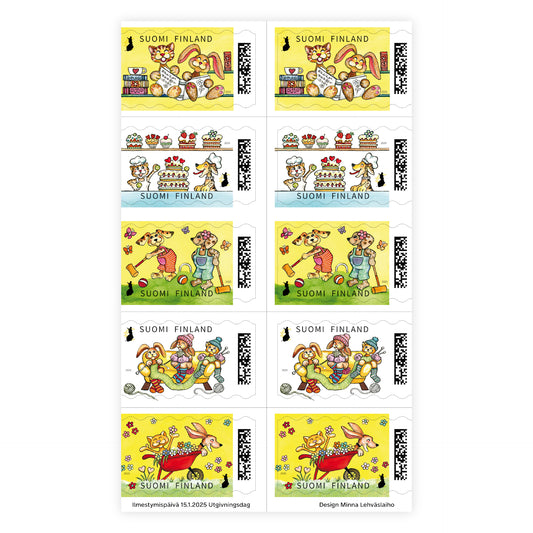 Kotimaan ikimerkki 5 kpl - Yhdessä on kivempaa