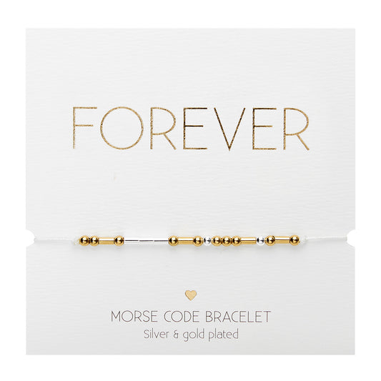 Bracelet HCA Morse Code - Forever