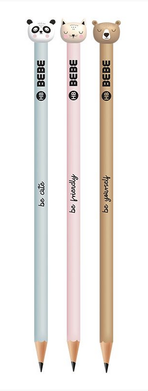 Pencil set 3 pcs Bebe - Cute