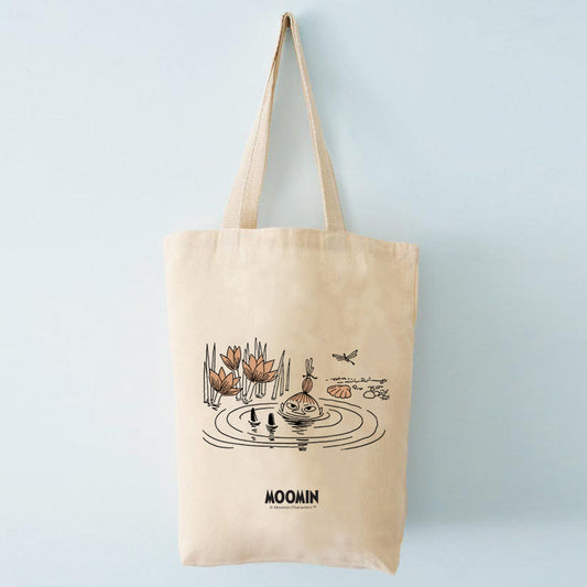 Tote bag Moomin - Little My swimming