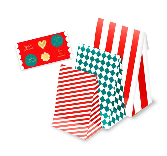 Lahjapussisetti Putinki Moments - Raidat ja vinoruutu