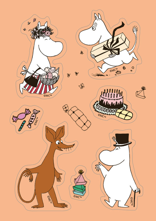 Sticker card Moomin - Party