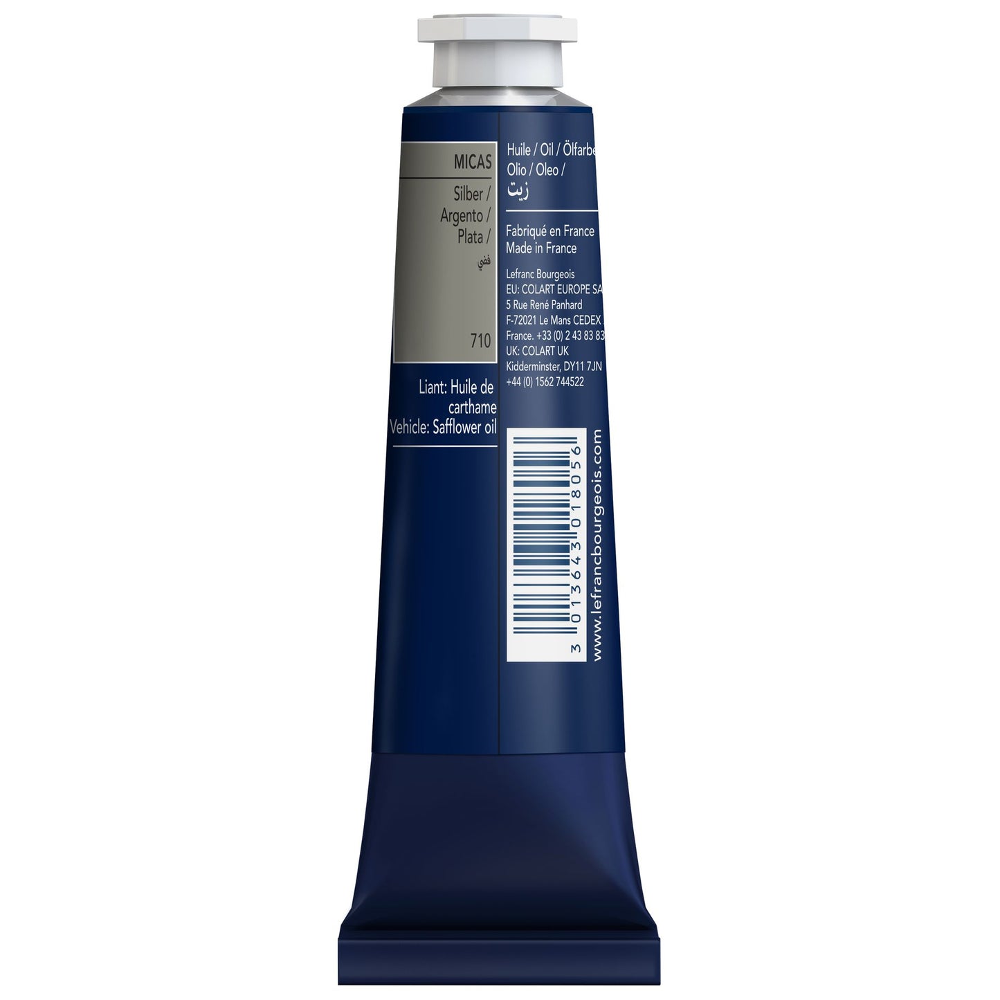LB Fine Oil 40ml 710 Silver, öljyväri