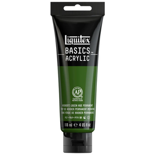 Liquitex Basics 118ml akryyliväri - 2224 Hooker's Green Hue Permanent