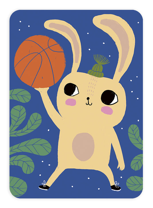 Postcard Mira Mallius - Basketball
