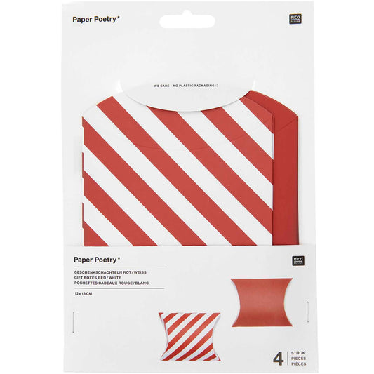 Gift boxes Paper Poetry - Red/white